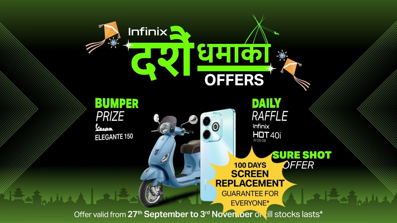 Infinix Dashain Dhamaka | 27th September