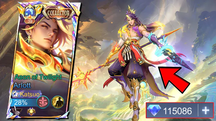 ARLOTT AEON OF TWILIGHT COLLECTOR SKIN IS FINALLY HERE!! 🔥 DIAMOND SPENT REVEAL! - MLBB