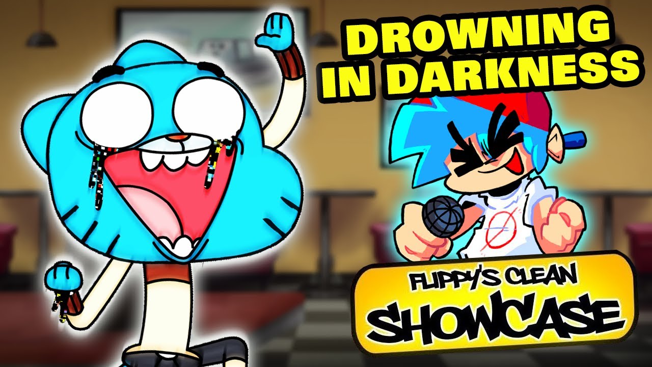 Этот мод Pibby Gumball на самом деле на пике популярности... | Витрина модов FNF | Утопая во тьме...