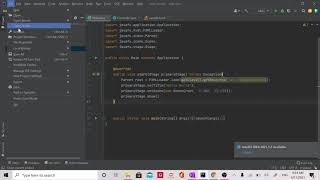 How to create and set up a sample javaFX project in intellij