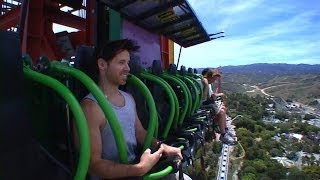 Exclusive! Ellen's Staffer Tries Out the Coasters