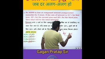 Compound Interest By Gagan Pratap Sir | SSC | SSC CGL 2023