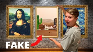 SNEAKING A Painting into the Largest ART MUSEUM!