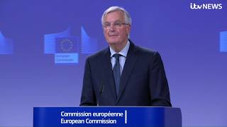 EU chief Brexit negotiator Michel Barnier news conference after UK and EU reach Brexit de | ITV News