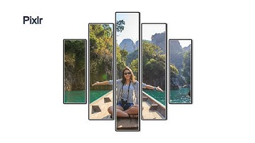 How to Split One Photo into Polyptych Wall Art Frames in Pixlr