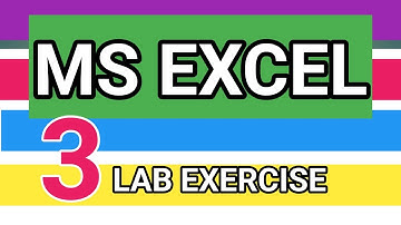 MS EXCEL LAB