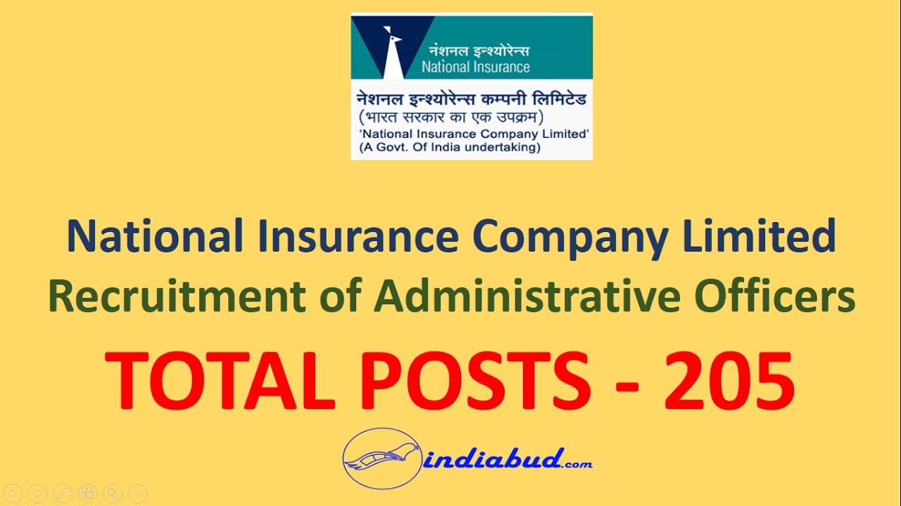 Complete Details about NICL Recruitment for Administrative Officers (Total Posts 205)