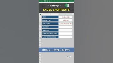 Most Useful Excel Keyboard Shortcuts | Excel shortcuts | #shorts #youtubeshorts #excelmalayalam