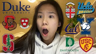 college decision reaction 2020!!! (ivies, stanford, usc, uc's, duke, etc)