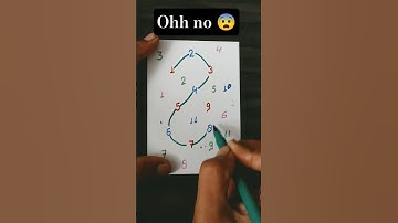 Drawing A Checkered Path With Numbers 1 To 10 | Trick Art #shorts #puzzle #art #drawing #quiz #maths