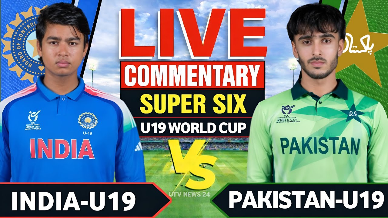 Live: India vs Pakistan U19 | U19 World Cup Live | Cricket Live Score & Commentary | Ind vs Pak Live