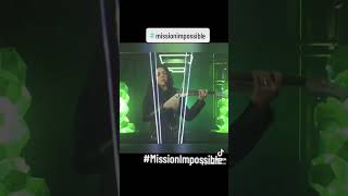 Mission Impossible – Dead Reckoning Part One mini cover with violin & lazers... lots of lazers! 😄