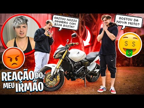 MEU IRMÃO NÃO GOSTOU DA MINHA MOTO NOVA ( VOU VENDER 😭 )