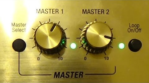 Marshall DSL40CR Master Volumes Simple Tutorial Revision by Tommy Bowlin