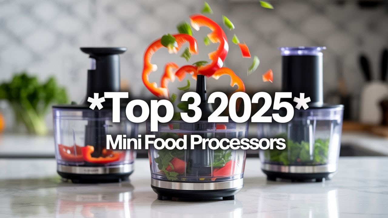 **Top 3 Best Mini Food Processors for Quick & Easy Meal Prep!** - YouTube