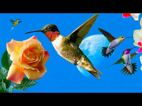 Как колибри пьют нектар и значение клювов в эволюции этих птиц