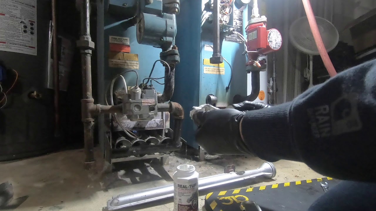 Return to Replace Drain also Service Boiler Burner Section pt 2 YouTube