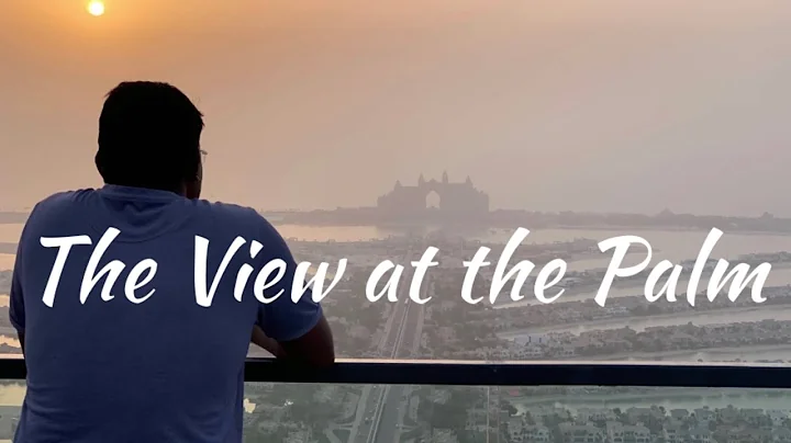 The View at the Palm I Dubai’s iconic man-made island I Palm Jumeirah @Travelwithus359