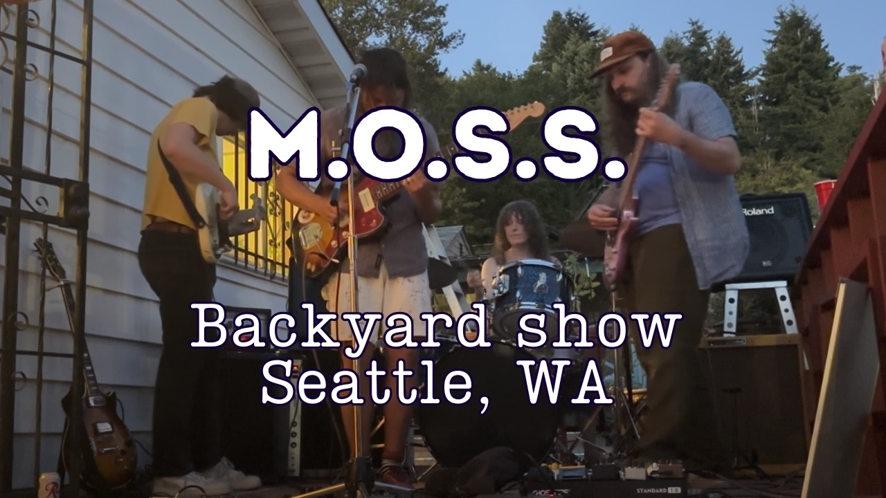 M.O.S.S. "Youth Loser" album release backyard house show 7/11/2025