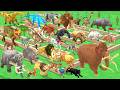 Maze Madness Race 30 Wild Animals Vs Dinosaurs Which is the Fastest? Animal Revolt Battle Simulator