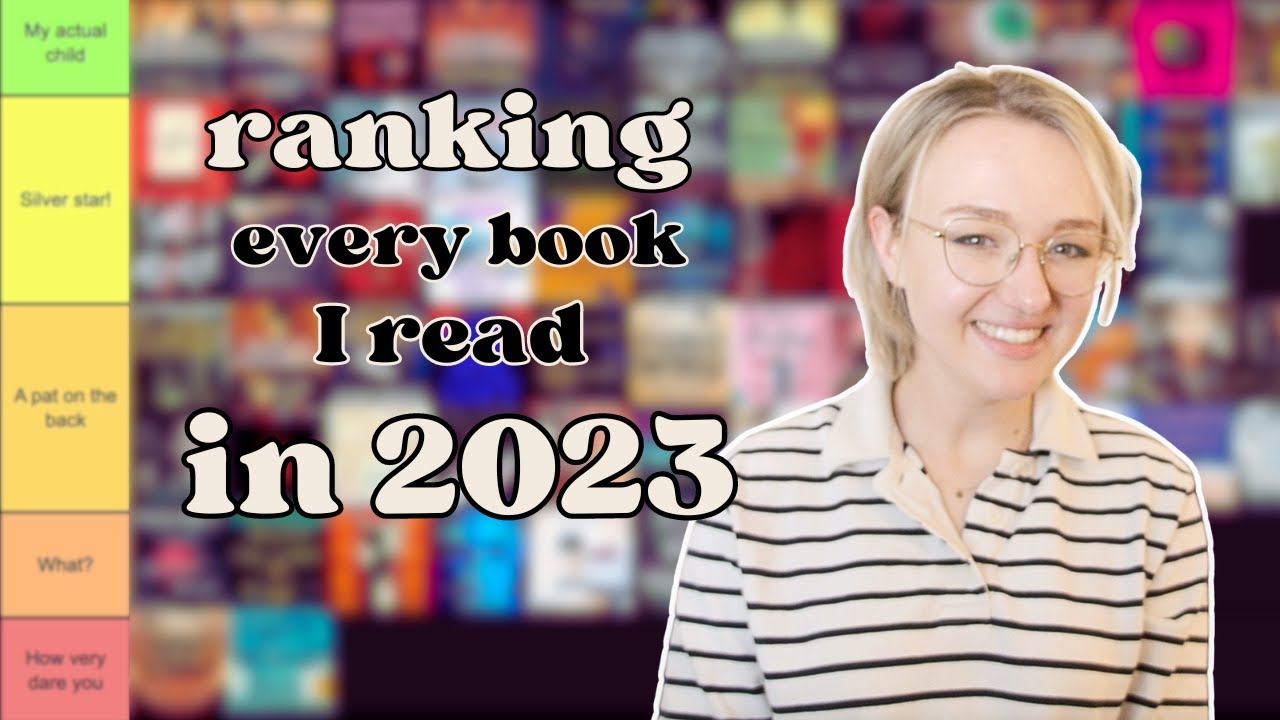Tier ranking every book I read in 2023! (84 total reads 🫡📚) - YouTube