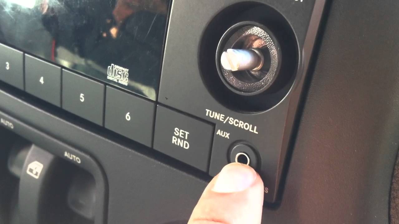 Custom AUX Jack for Stereo in 2011 Jeep Wrangler Sport - YouTube