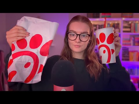 ASMR have lunch with me 🐓 chick-fil-a mukbang (patreon/members exclusive)