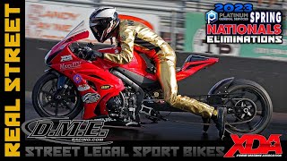 7-second Street Legal Sport Bikes | 190+ MPH | Motorcycle Drag Racing XDA Real Street Eliminations screenshot 3