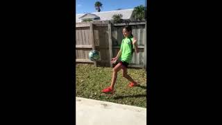 Left foot juggling
