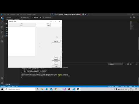 Bookstore Manager with Tkinter and mysql part2  |Python to AIML and DataScience|Code with Lakshit#78