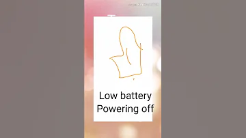 Relax phones 2 low battery tone 1 and shutdown