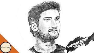 Sushant singh rajput timelapse pencilart : Remembering Sushant Singh Rajput