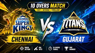 RCPL IPL Chennai vs Gujarat | 10 Overs Intense Match | Fast Pace Thriller 🏏🔥
