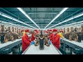 Inside the Wildebeest-Leather Factory–Million-Dollar Products Made (Full Process) - Luxury Craft
