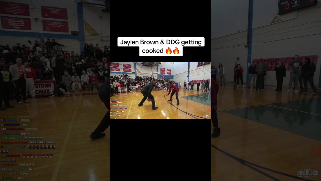 Jaylen Brown & DDG getting cooked 