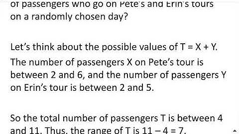 Section 6.2B Mean and Standard Deviation of a Linear Transformation