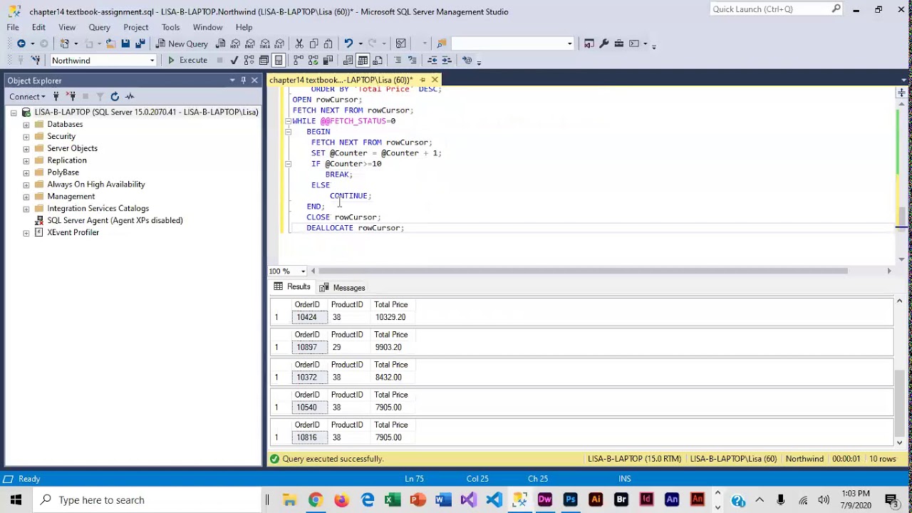 task2 sql using selection and repetition - YouTube