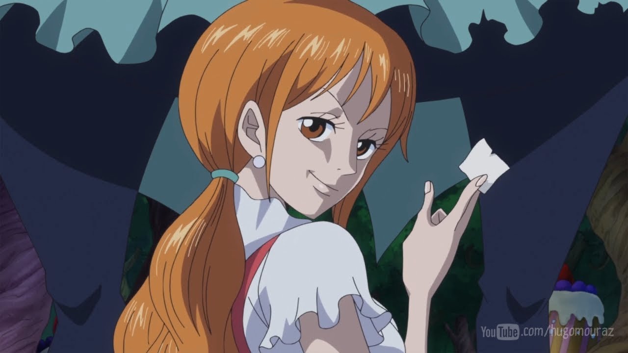 So I'm rewatching the whole cake island arc and I'm really noticing how  helpful Nami is here. Like she really helped out Luffy and I loved her  character in this arc. I