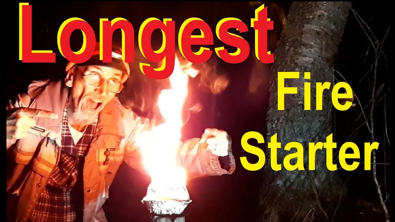 How to MAKE FIRE STARTER Easy DIY Longest Burning Fire Starter 1 Hr