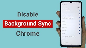 How to Disable Background Sync on Google Chrome