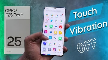 Oppo F25 Pro: How to OFF Touch Vibration, Oppo F25 Pro me Vibration & Sound Kaise Set Kare