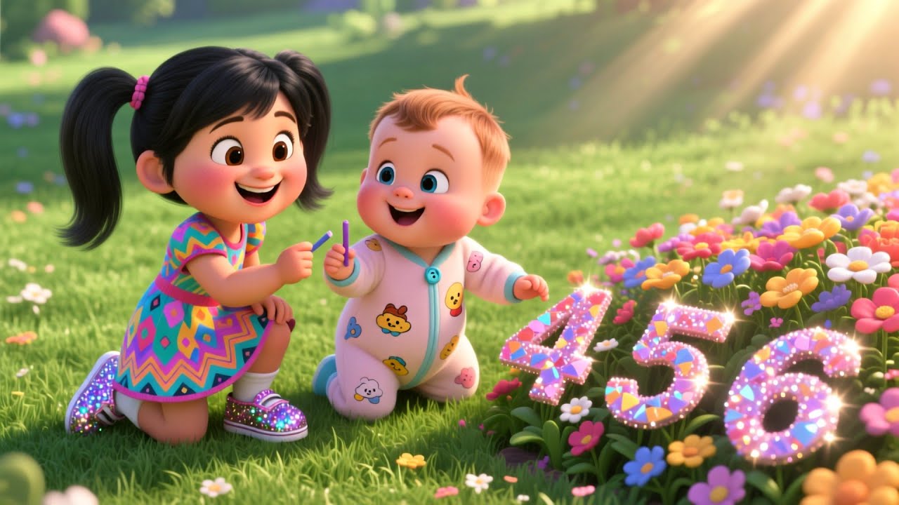 Shiwa Playground Counting 🎠🔢 Fun Numbers Song for Kids | Learn Counting with Baby