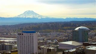 Pierce County Live Cam | Mount Rainier, Tacoma Skyline & Thea Foss Waterway in 1080p HD