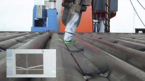 KVISION II - Video-laser seam tracking system during welding