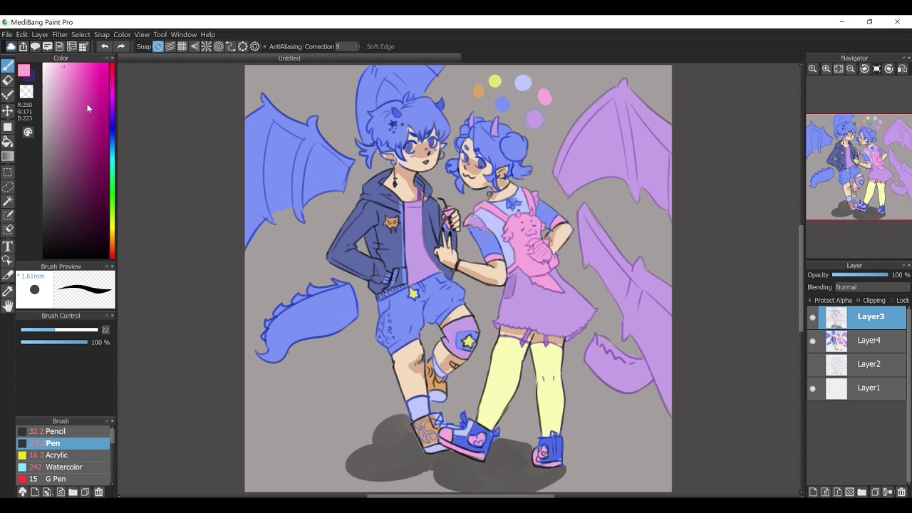 dragon kids speedpaint