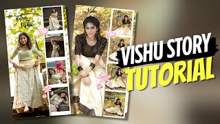 Vishu Story Editing Tutorial | Make Beautiful Instagram Reels & Stories for Vishu! screenshot 3