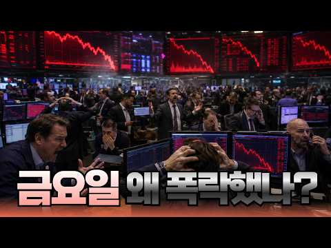 금요일 왜 폭락했나?
