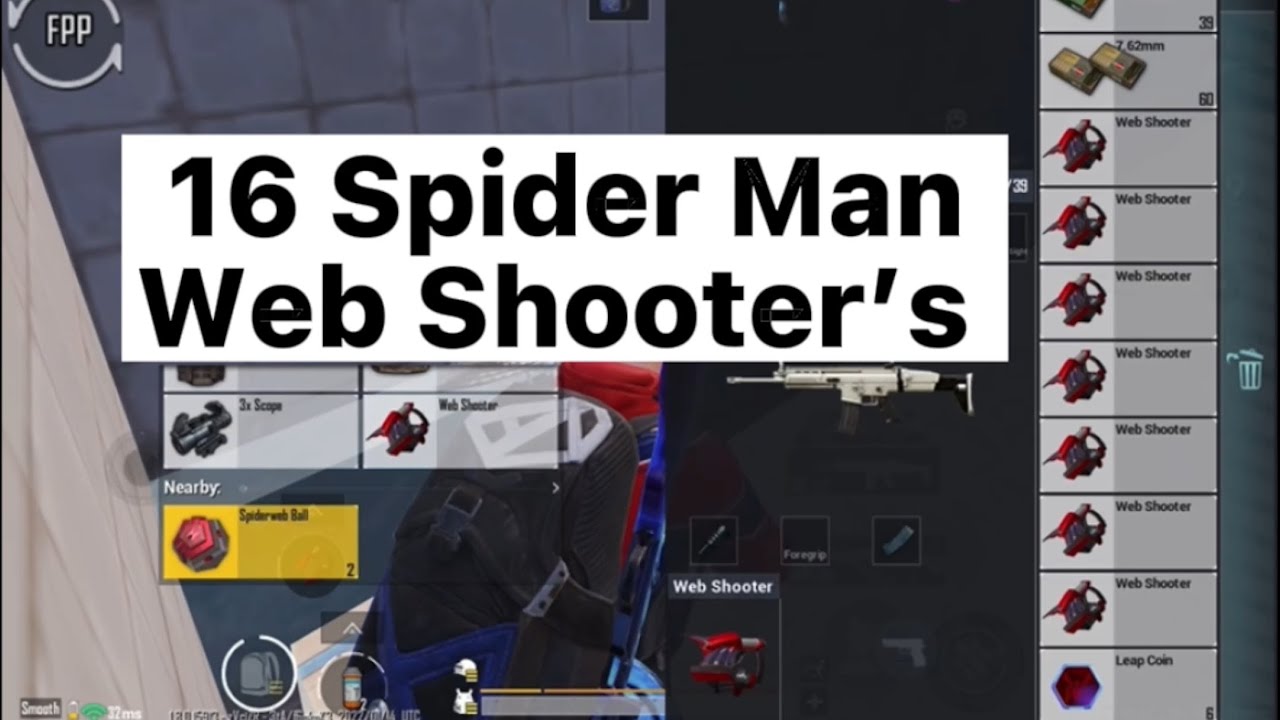Spider Man  Shooter All Location in PUBG & BGMI Spider Crate