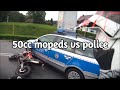 50cc mopeds vs police chase getaway