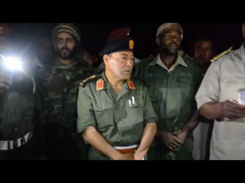 مراسم دفن الشهيد المقدم احمد محمد ضوء الشيباني امر القوة المسانده للواء مشاة مجحفل